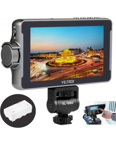 Viltrox 5.5" DC-550 Pro Series Portable On-Camera HD Touch Screen Monitor Viltrox 5.5" DC-550 Pro Series Portable On-Camera HD Touch Screen Monitor