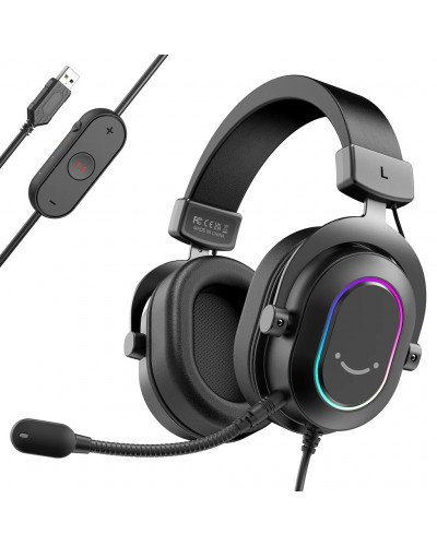 FIFINE Ampligame H6 RGB USB 7.1 Gaming Headset