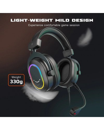 FIFINE Ampligame H6 RGB USB 7.1 Gaming Headset