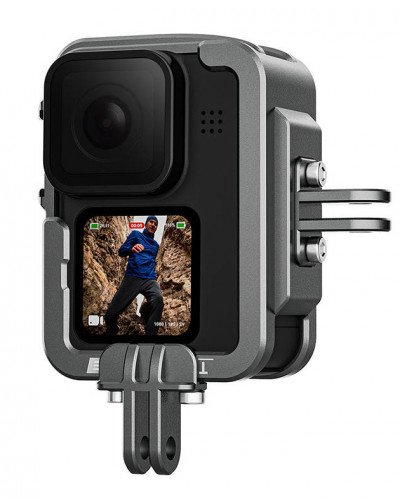 TELESIN Metal Combo Cage Vertical Set for GoPro 12/11/10/9