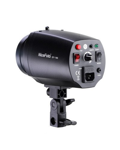 طقم استديو نايس فوتو واط GY-180  مع خلفية وحامل خلفية