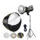 NiceFoto HC-1000SBII 100W Daylight LED Video Light With Softbox/Stand Kit