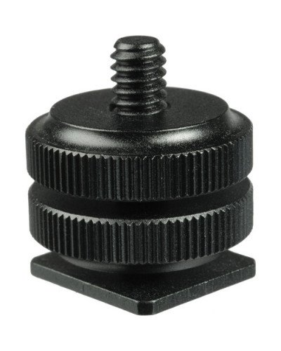 Hot Shoe to 1/4"-20 Male Post Adapter