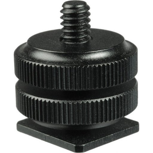 Hot Shoe to 1/4"-20 Male Post Adapter Hot Shoe to 1/4"-20 Male Post Adapter