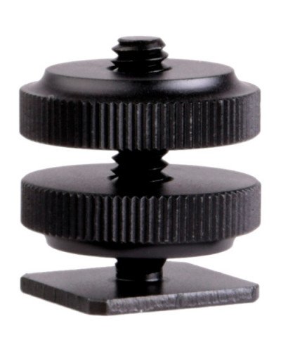 Hot Shoe to 1/4"-20 Male Post Adapter