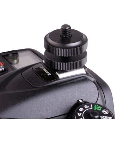 Hot Shoe to 1/4"-20 Male Post Adapter