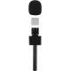 Microphone Interview GO Handheld Adapter with Foam and Plastic Flag