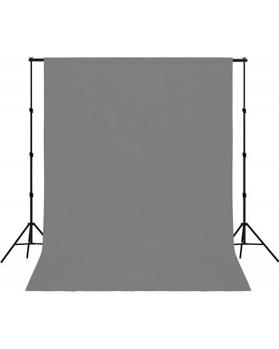 NiceFoto GY-180 2-Mini Studio Flash With Grey Background And Backdrop Stand