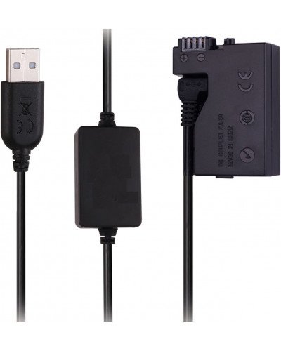 Power Bank Supply USB Adapter DC Coupler LP-E8 for Canon EOS 550D 600D 650D 700D