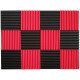 Black&Red Charcoal Acoustic Foam 1inch X 12 X 12 inch Black&Red Charcoal Acoustic Foam 1inch X 12 X 12 inch