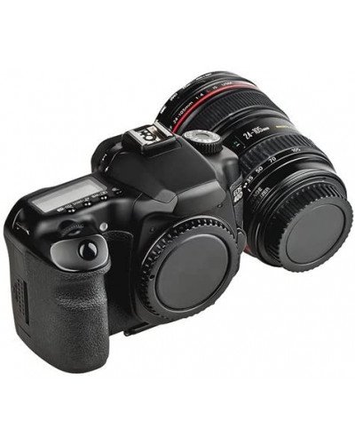 Camera Body Cap & Camera Rear Lens Cover for Canon EOS Cameras