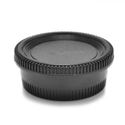 Camera Body Cap &amp; Camera Rear Lens Cover for All Nikon AF Cameras