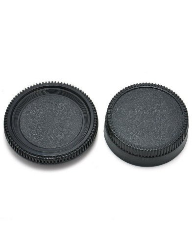 Camera Body Cap & Camera Rear Lens Cover for All Nikon AF Cameras