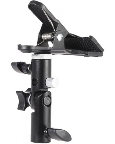 Photography Reflector Holder For Light Stand, Photo Video Studio Heavy Duty Metal Clamp Holder