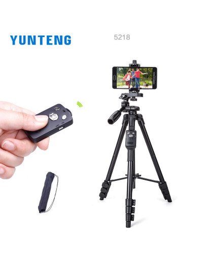 Yunteng 5218 Camera Tripod Self-portrait Monopod Tripod