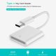 USB 3.1 Type C To SD Card Camera Reader OTG Adapter Cable 