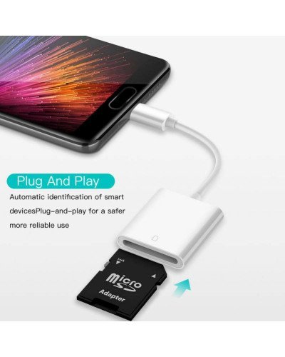 USB 3.1 Type C To SD Card Camera Reader OTG Adapter Cable USB 3.1 Type C To SD Card Camera Reader OTG Adapter Cable