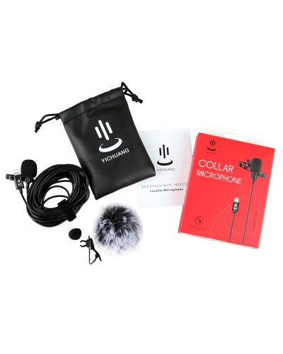 YC-LM22 II 6m Professional Lavalier Lightning Microphone for iPhone