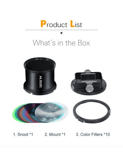 Falconeyes SGA-BOS 10pcs Color Filters Speedlite Flash Focused Snoot Falconeyes SGA-BOS 10pcs Color Filters Speedlite Flash Focused Snoot
