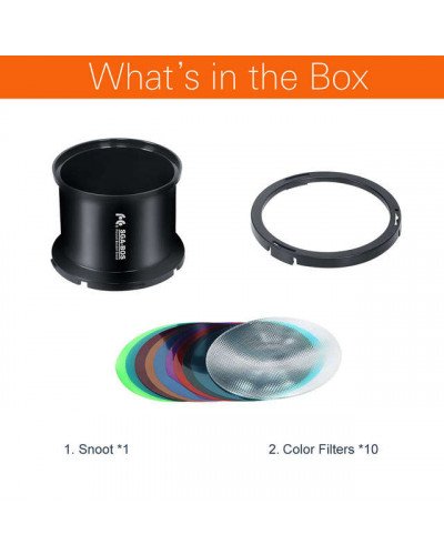 Falconeyes SGA-BOS 10pcs Color Filters Speedlite Flash Focused Snoot Falconeyes SGA-BOS 10pcs Color Filters Speedlite Flash Focused Snoot
