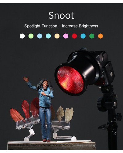 Falconeyes SGA-BOS 10pcs Color Filters Speedlite Flash Focused Snoot Falconeyes SGA-BOS 10pcs Color Filters Speedlite Flash Focused Snoot