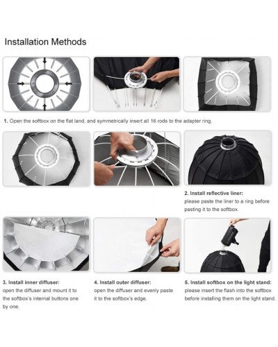 Godox P120L 120CM Deep Parabolic Bowens Mount Portable Softbox