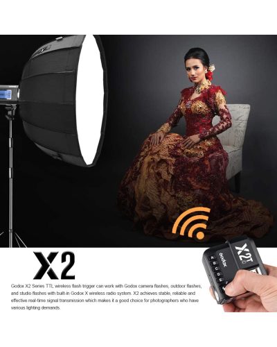 Godox X2 2.4 GHz TTL Wireless Flash Trigger for Canon Godox X2 2.4 GHz TTL Wireless Flash Trigger for Canon