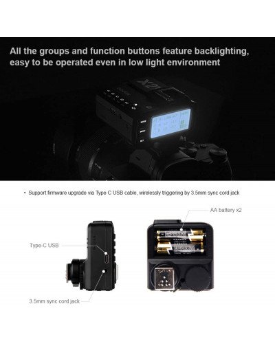 Godox X2 2.4 GHz TTL Wireless Flash Trigger for Nikon