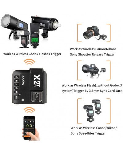 Godox X2 2.4 GHz TTL Wireless Flash Trigger for Nikon