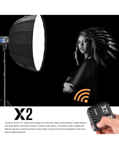 Godox X2 2.4 GHz TTL Wireless Flash Trigger for Nikon