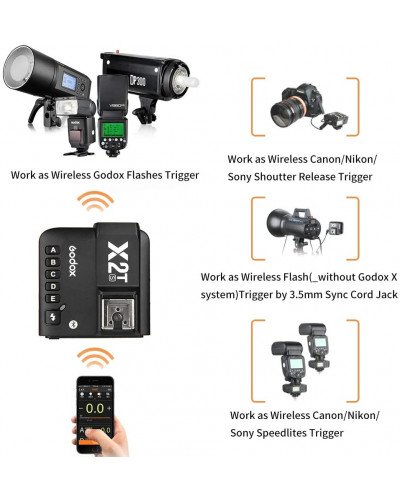 Godox X2 2.4 GHz TTL Wireless Flash Trigger for Sony Godox X2 2.4 GHz TTL Wireless Flash Trigger for Sony