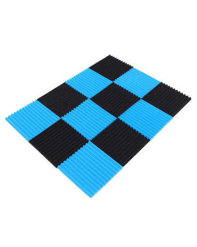 Black&Blue Soundproofing Acoustic Foam 1inch X 12 X 12 inch