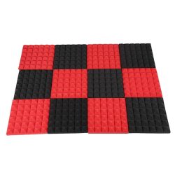 Black&amp;Red Charcoal Acoustic  Foam
