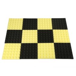 Black&amp;Yellow Charcoal Acoustic Foam