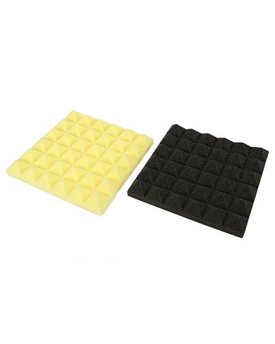 Black&Yellow Charcoal Acoustic Foam