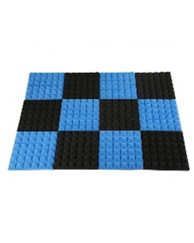Black&Blue Charcoal Acoustic   Foam