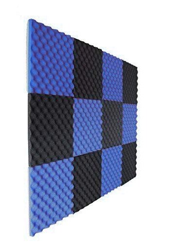 Black&Blue Charcoal Acoustic   Foam