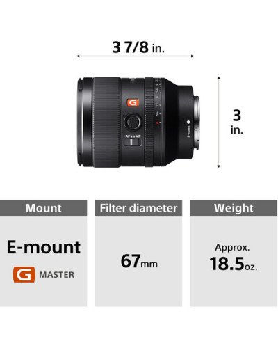 Sony FE 35mm f/1.4 GM Lens