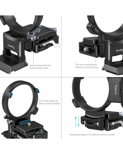 SmallRig Rotatable Horizontal-to-Vertical Mount Plate Kit for Sony a7 III /a7 IV/a7R III/a7R IV/a7R V/a7S III/a1/a9 II/FX3/FX30