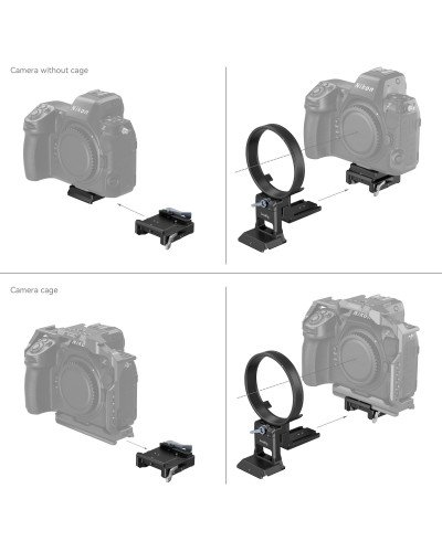 SmallRig Rotatable Horizontal-to-Vertical Mount Plate Kit for Nikon Z Series Z5/Z6/Z7/Z6II/Z7II/Z8