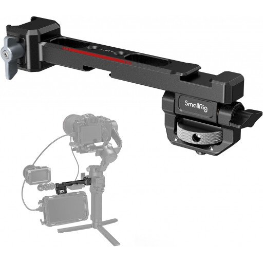 SmallRig Monitor Mounting Support with NATO Clamp for DJI RS 2 RSC 2 RS 3 RS 3 Pro RS 3 Mini RS 4 or RS 4 Pro Gimbal