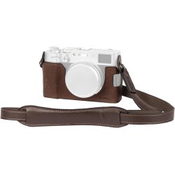 SmallRig Leather Half Case Kit for FUJIFILM X100VI (Brown)