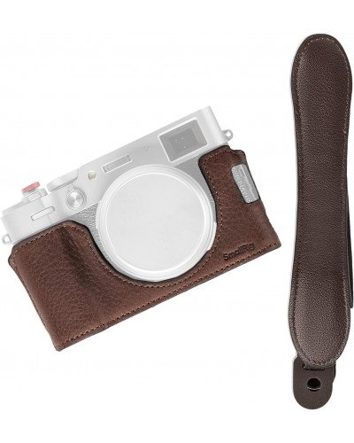 SmallRig Leather Half Case Kit for FUJIFILM X100VI (Brown)