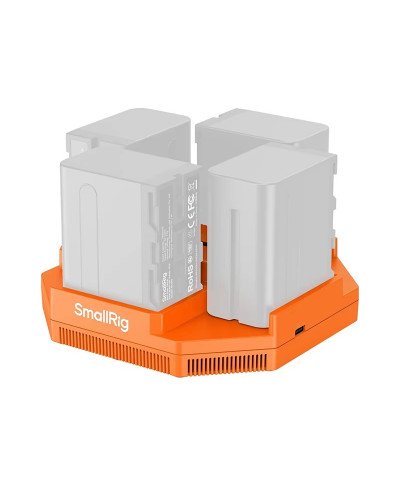 SmallRig NP-F550 F570 F750 F970 4-Channel Camera Battery Charger 