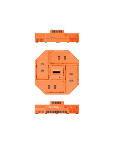 SmallRig NP-F550 F570 F750 F970 4-Channel Camera Battery Charger 