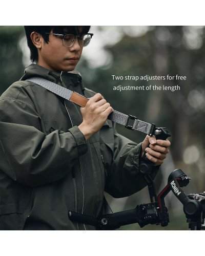 SmallRig Sling Handle with Weight-Reducing Shoulder Strap Kit for DJI RS 2 / RS 3 / RS 3 Pro / RS 4 / RS 4 Pro
