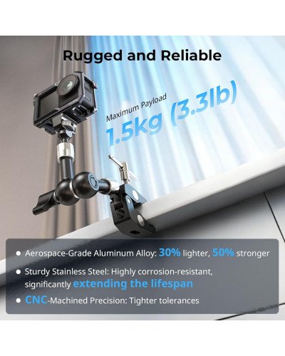 SmallRig Magic Arm with Crab-Style Clamp (7") SmallRig Magic Arm with Crab-Style Clamp (7")