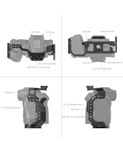 SmallRig Cage for Canon EOS R6 Mark II