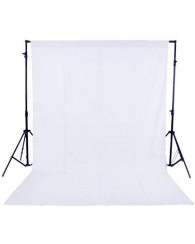 NiceFoto TB300-300W 2-Mini Studio Flash With White Background And Backdrop Stand