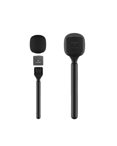 Wireless Microphone Handheld Interview Mic Adapter